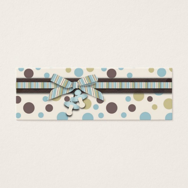 Boy Skinny Gift Tag (Front)