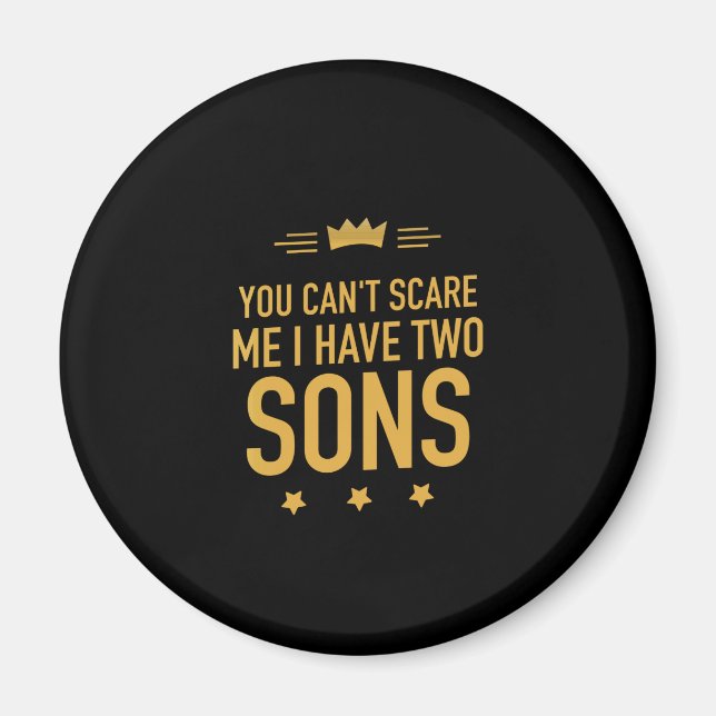 Boy son Funny mothers day gift for mother her mom Magnet (Front)