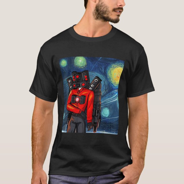 Boy Speakerman Video Game Controller Gamer  T-Shirt (Front)