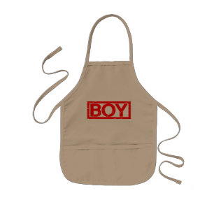 Boy Stamp Kids Apron
