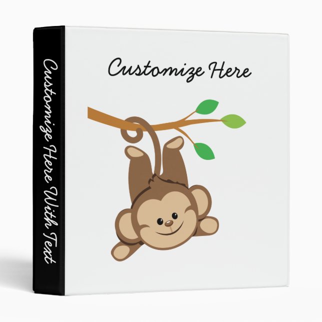 Boy Swinging Monkey Binder (Front/Spine)