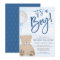 Boy Teddy Bear Blue Balloon Baby Shower
