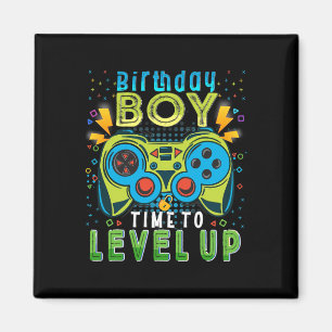 Boy Time To Level Up Video Game Birthday Gamer 202 Magnet