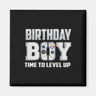 Boy Time To Level Up Video Game Birthday Gamer 5 Magnet