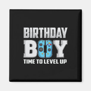 Boy Time To Level Up Video Game Birthday Gamer 9 Magnet