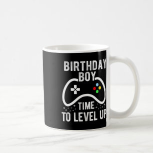Boy Time To Level Up Video Game Birthday Gift 2  Coffee Mug