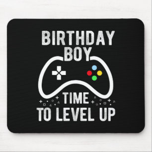 Boy Time To Level Up Video Game Birthday Gift 2  Mouse Pad