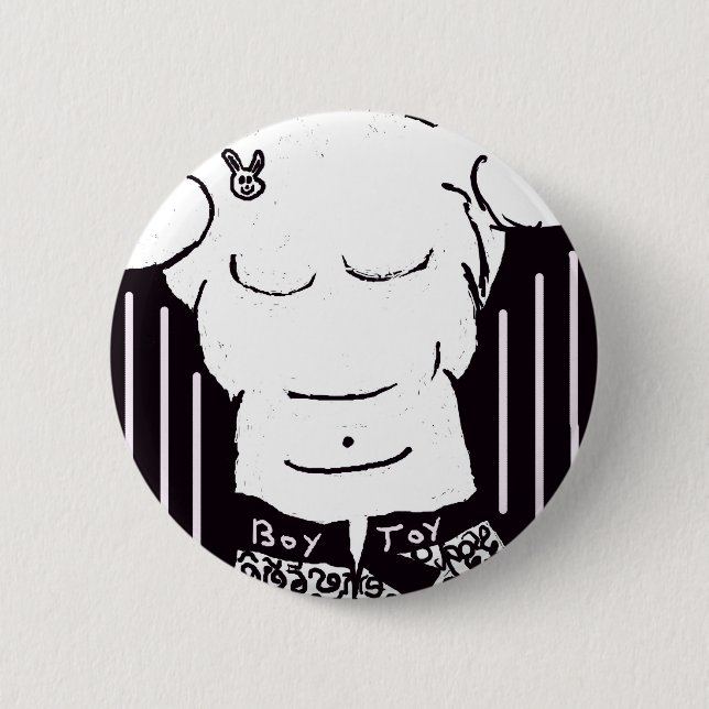 Boy Toy Button! 2 Inch Round Button (Front)