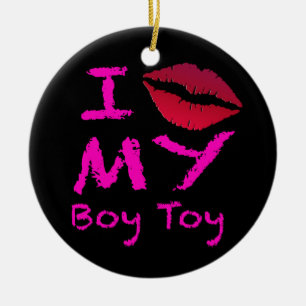 Boy Toy Ceramic Ornament