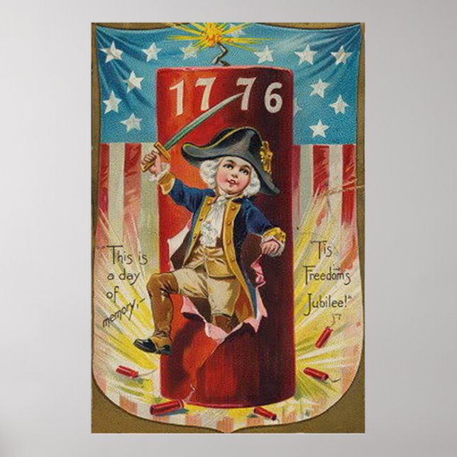 Boy Uniform Fireworks Firecracker Explosion Poster (Front)