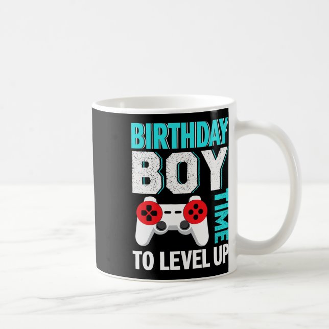 Boy Video Game Birthday Party  Coffee Mug (Right)