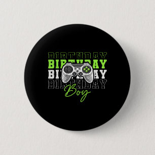 Boy Video Game Birthday Party For Boys Kids 2 Inch Round Button