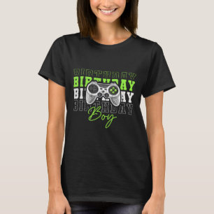 Boy Video Game Birthday Party For Boys Kids  T-Shirt