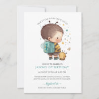 Boy Watercolor 1st Birthday I