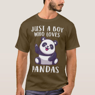 Boy Who Loves Cute Bears Cute Bear Premium463 T-Shirt