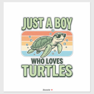 Boy Who Loves Turtles Vintage Engraving Design_1