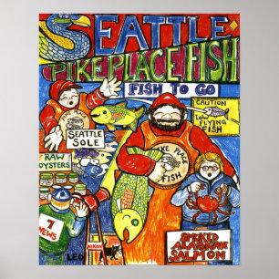 Boy with Crab Poster