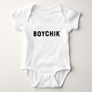 Boychik Yiddish Humour Baby Bodysuit