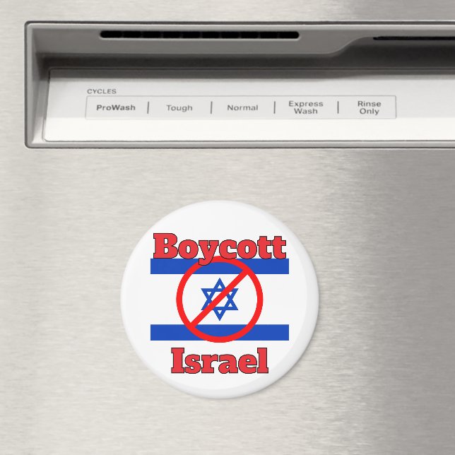 Boycott Israel Magnet (In Situ (Lave-vaisselle))
