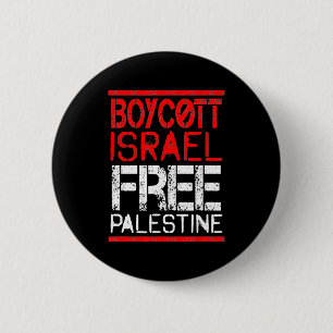 Boycott Israel Palestine Gaza War Awareness  2 Inch Round Button