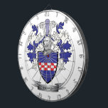 Boyd Family Crest Coat of Arms Dartboard<br><div class="desc">Boyd family crest and Scottish Boyd coat of arms. For men with the Boyd surname,  and for women with the Boyd last name. Click on our store: 'Boyd Family Crest' to see all our designs featuring the Boyd family name.</div>