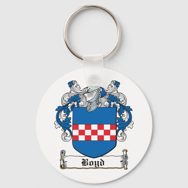 Boyd Family Crest Keychain (Front)