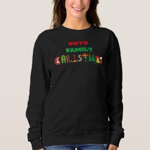 Boyd Family Merry Christmas 2021 Word Sweatshirt