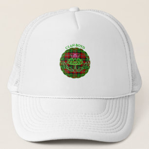 Boyd Scottish Tartan Celtic Thistle Trucker Hat