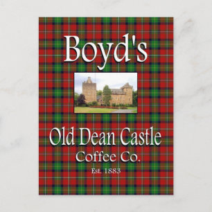 Boyd's Old Dean Castle Coffee Co. Postcard