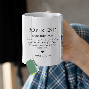 Boyfriend Definition Photo Collage Coffee Mug