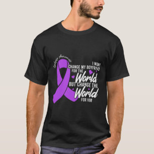 Boyfriend Epilepsy Awareness Day Disease Month  T-Shirt