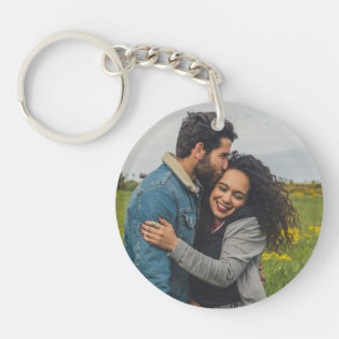 Boyfriend Girlfriend Custom Photo Create your own Keychain