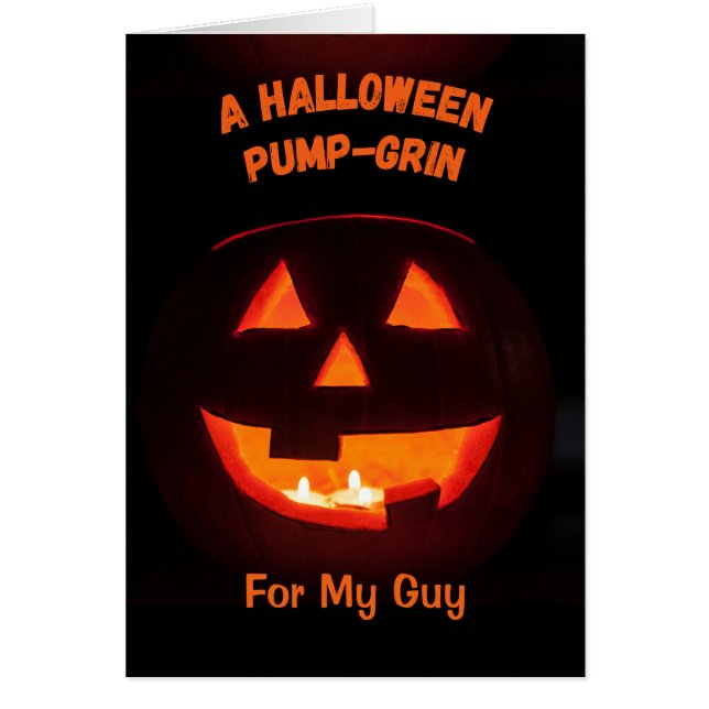 Boyfriend Halloween Cute Jack o' Lantern (Front)