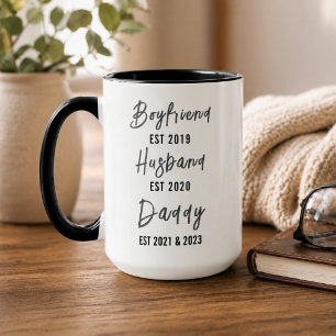 Boyfriend Husband Dad Mug   Personalized Father’s 