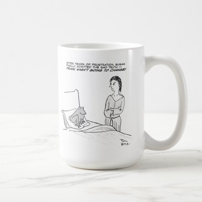 Boyfriend is a toad who won't change coffee mug (Right)