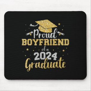 Boyfriend Of Cl Of 2024 Graduate Senior Graduation Mouse Pad