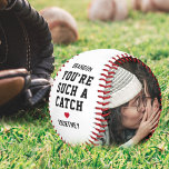 Boyfriend Photo Baseball<br><div class="desc">Show the special man in your life just how much of a 'catch' he is this Valentine's Day! Our adorable baseball-themed gift features his name alongside the sweet saying 'you're such a catch', taking your V-Day game to the next level. Sweeten the deal with two of your favorite photos –...</div>