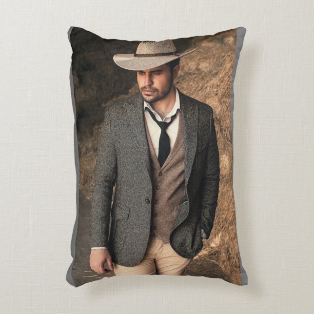 BOYFRIEND PILLOWS CUDDLE UP TO A HANDSOME COWBOY (Front(Vertical))