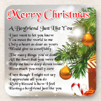Boyfriend Poem - Christmas Design