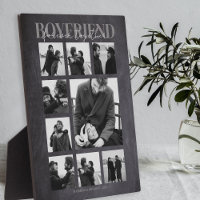 Boyfriend Together Forever Photo Collage Plaque