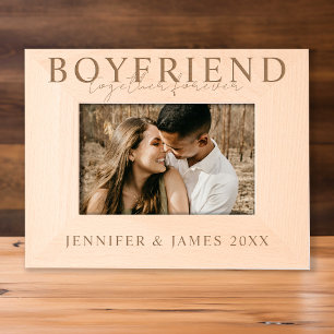Boyfriend Together Forever Photo Etched Frames