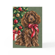Boykin Spaniel Christmas Card
