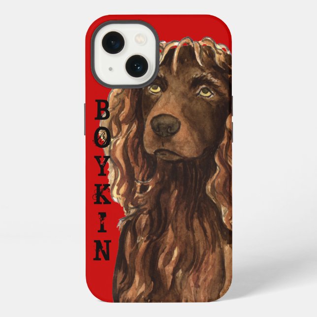 Boykin Spaniel Colour Block iPhone Case (Back)