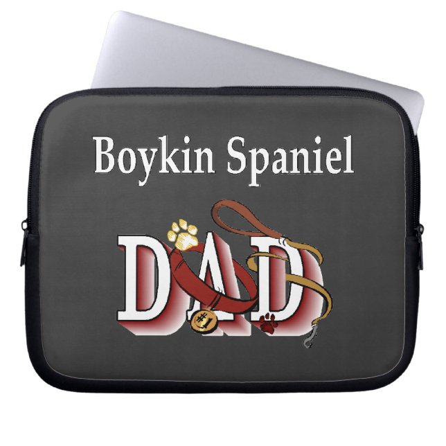 Boykin Spaniel Dad Laptop Sleeve (Front)