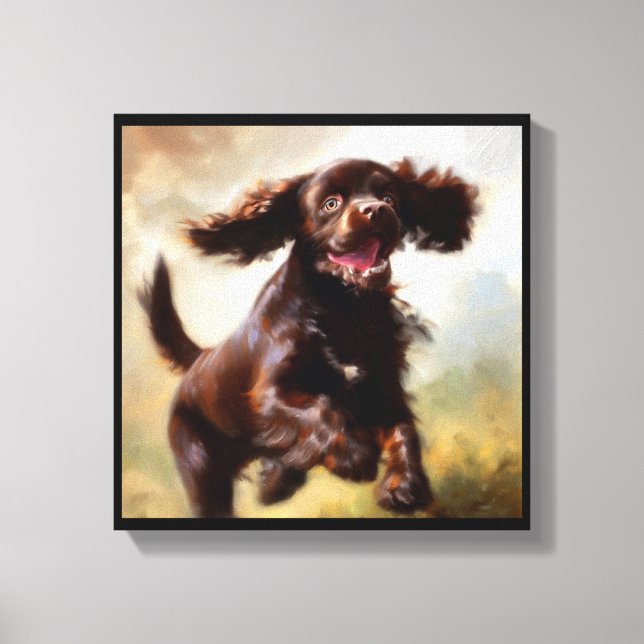 Boykin Spaniel Dog  Canvas Print (Front)
