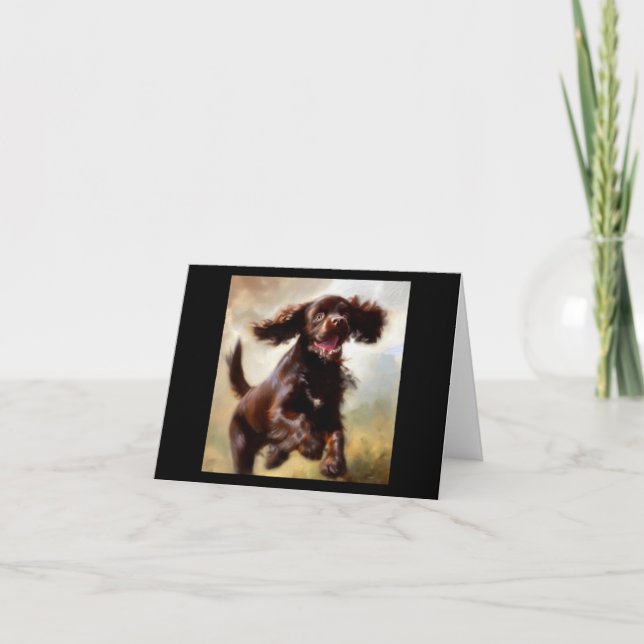 Boykin Spaniel Dog  Card (Front)
