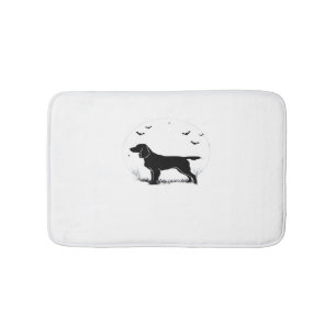 Boykin Spaniel Dog – Halloween Moon Silhouette Cla Bath Mat