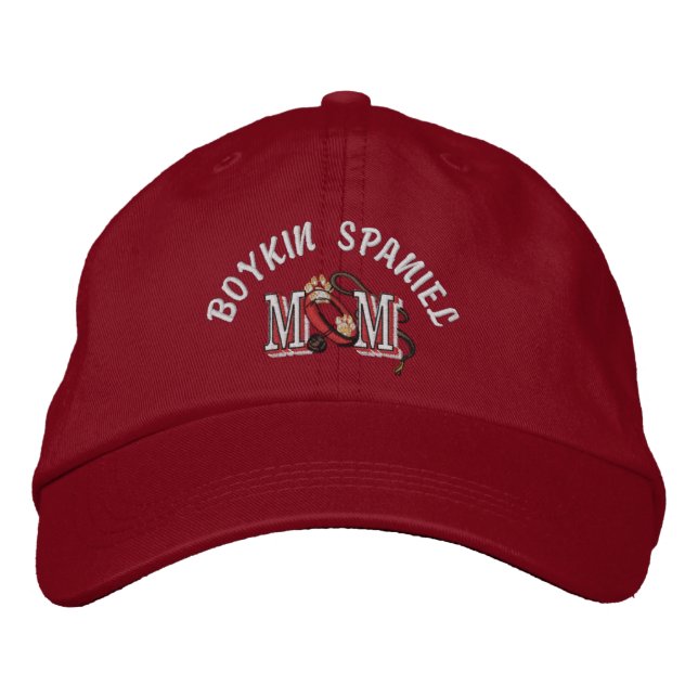 Boykin Spaniel Dog MOM Embroidered Hat (Front)