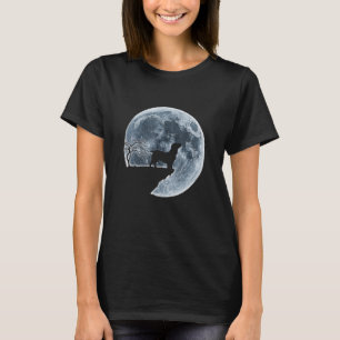 Boykin Spaniel Halloween Costume Moon Silhouette T-Shirt