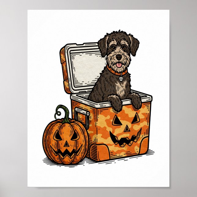 Boykin Spaniel Halloween Poster (Front)